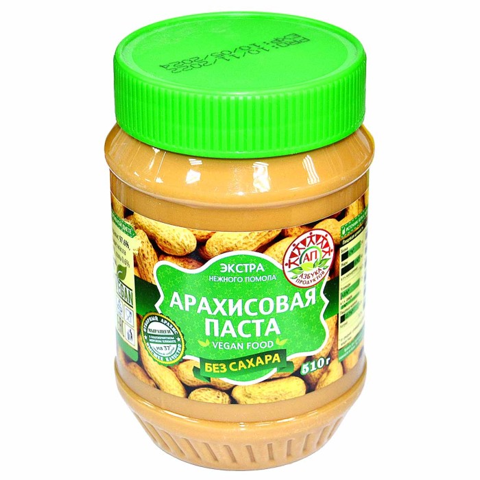 Паста арахисовая АП без сахара 510гр пэт
