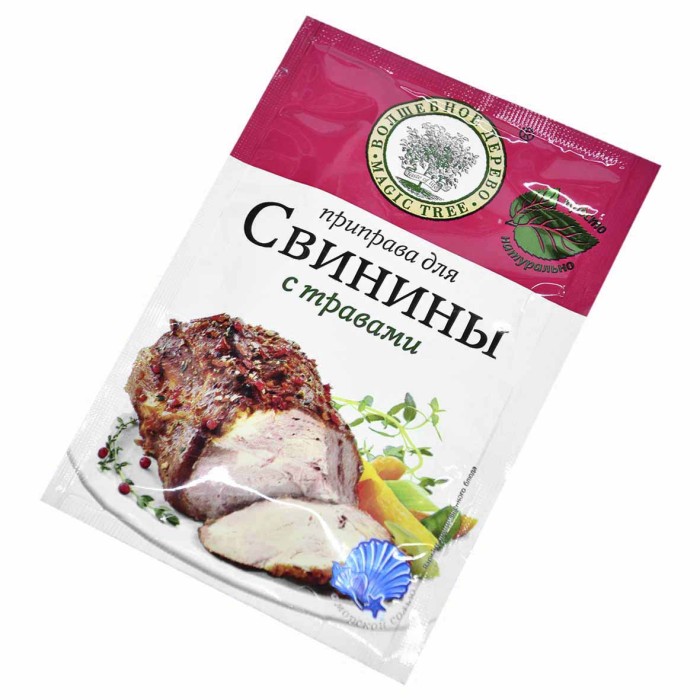 Приправа Волшебное дерево для свинины с травами 30гр м/у