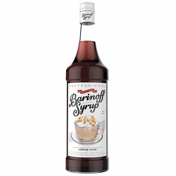 Сироп Barinoff со вкусом Айриш крим 1л ст/б