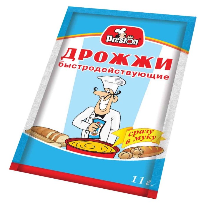 Дрожжи сухие Pr.Preston 11гр м/у