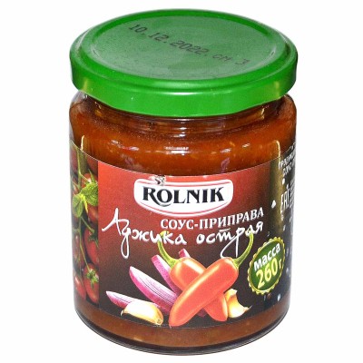 Соус Rolnik Аджика Острая 260гр ст/б