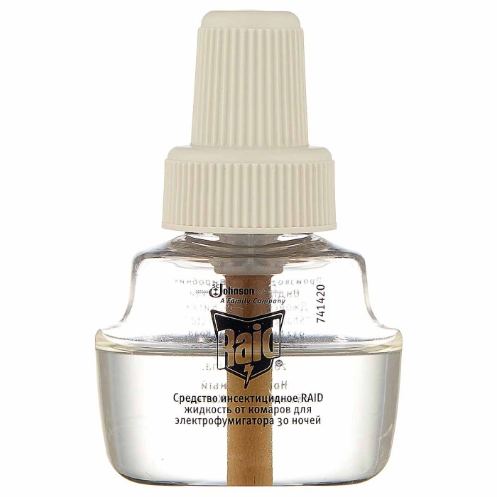 Жидкость для электрофумигатора Raid от комароа 30ночей 21,9мл к/у