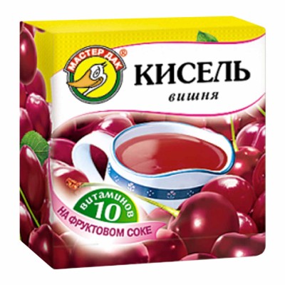 Кисель Мастер Дак Вишня 220гр м/у