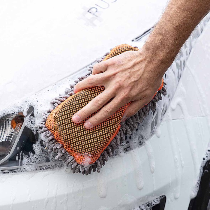 Губка NG для мытья автомобиля с ворсом арт728-020