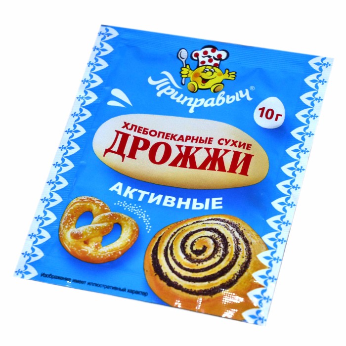 Дрожжи сухие Приправыч хлебопекарные 10гр м/у