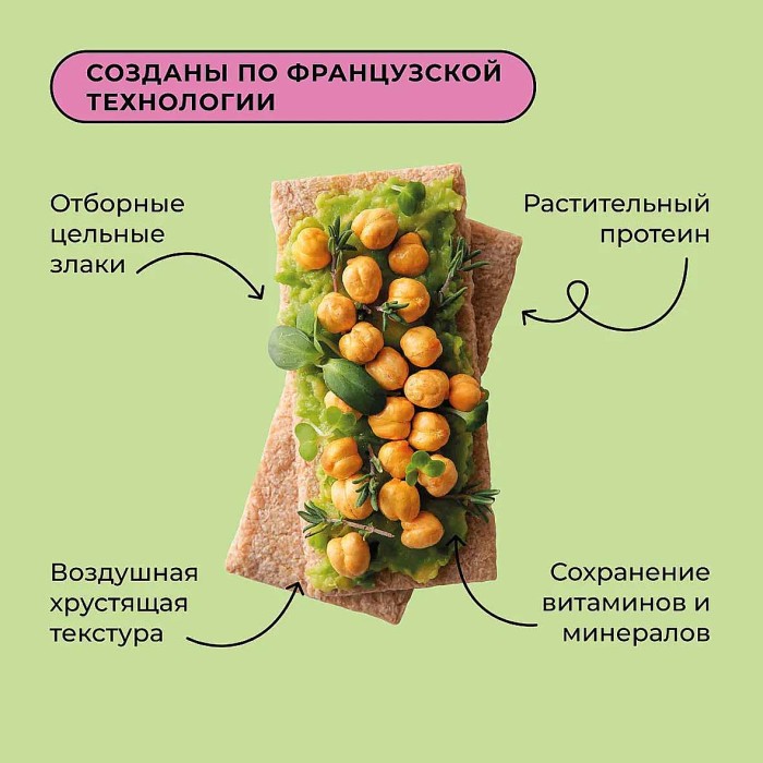 Хлебцы Take a Bite чечевичные  с протеином 100г м/у