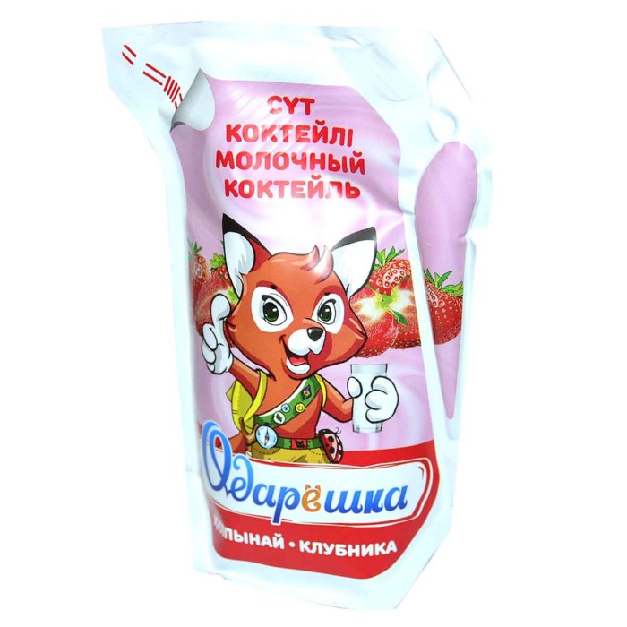 Коктейль молочный Одарешка клубника 2,2% 200мл кувшин