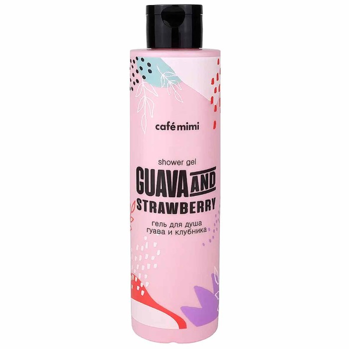 Гель для душа Cafe Mimi Гуава и Клубника 300мл пэт