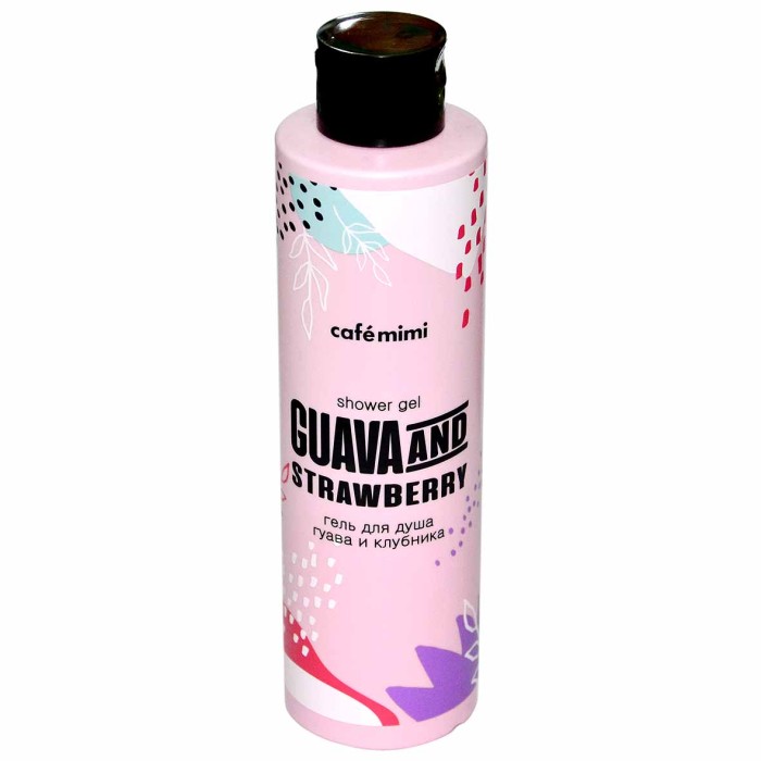 Гель для душа Cafe Mimi Гуава и Клубника 300мл пэт