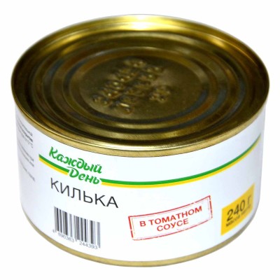 Килька Каждый день в томатном соусе 240гр ж/б