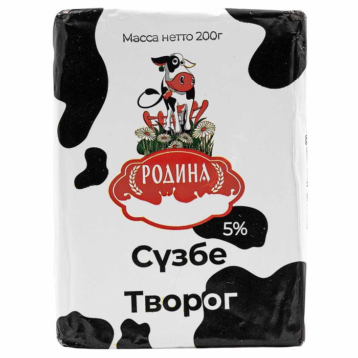 Творог Родина 5% 200гр м/у