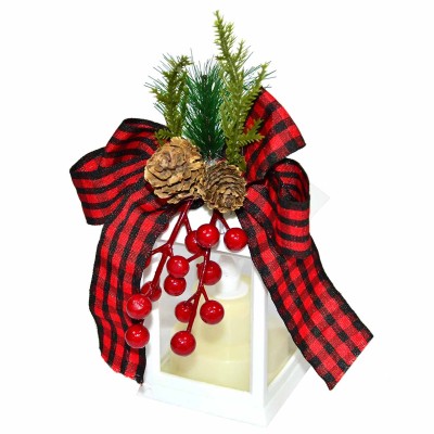 Фонарик рождественский с веточками