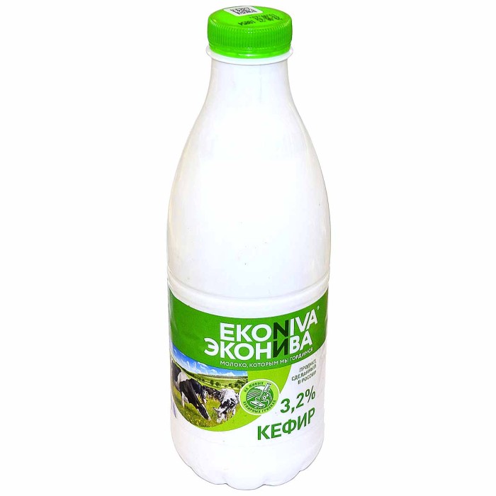 Кефир ЭкоНива 3,2% 1л пэт
