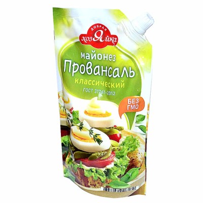 Майонез Добрая хозяйка Провансаль 50,5% 380гр д/п