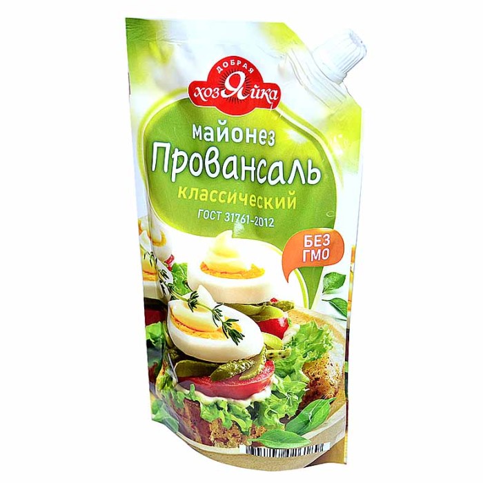 Майонез Добрая хозяйка Провансаль 50,5% 380гр д/п