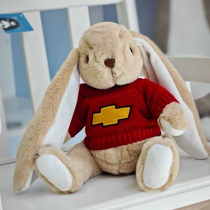 Игрушка мягкая Зайка в кофте марки машин №30