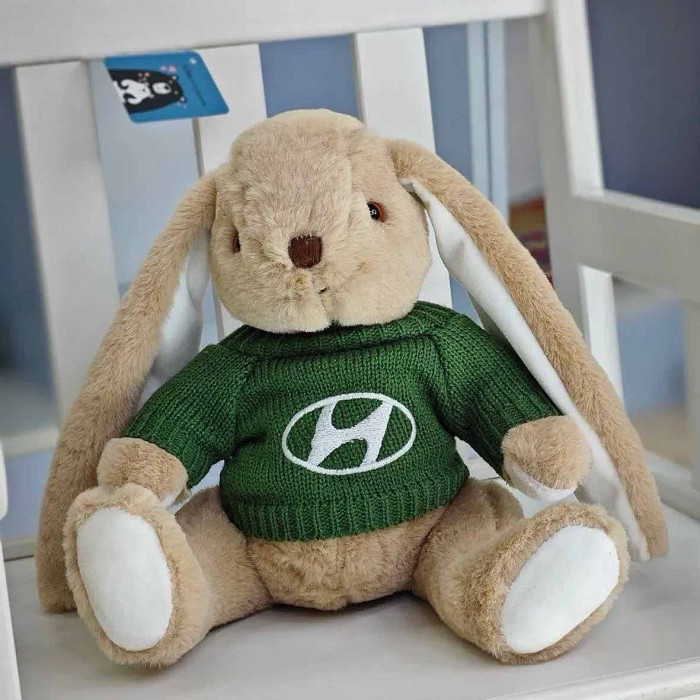 Игрушка мягкая Зайка в кофте марки машин №30
