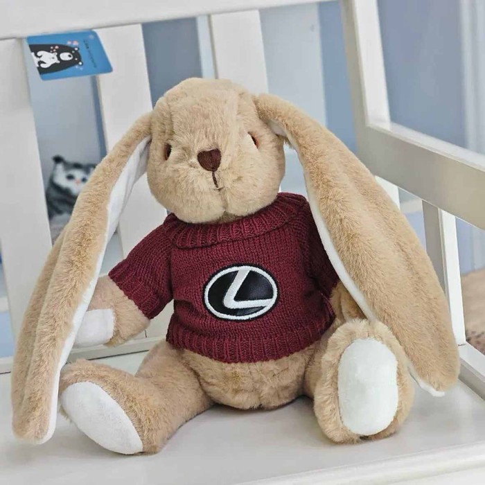 Игрушка мягкая Зайка в кофте марки машин №30