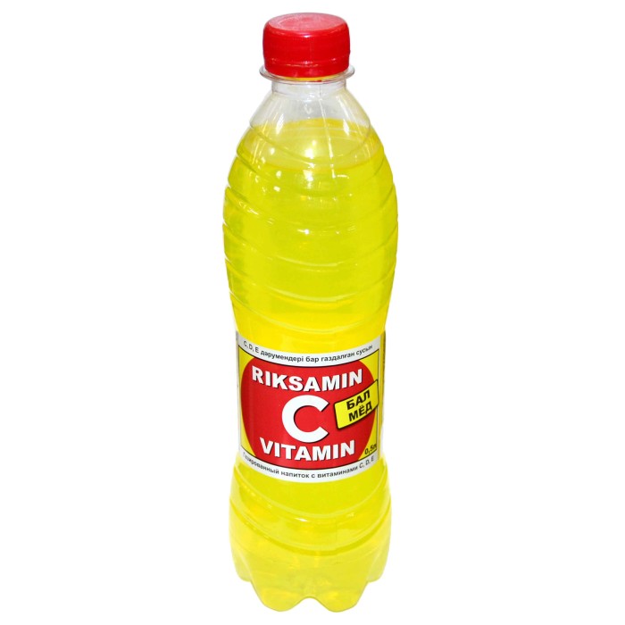 Напиток Vitamin C Riksamin мед газ 0,5л пэт