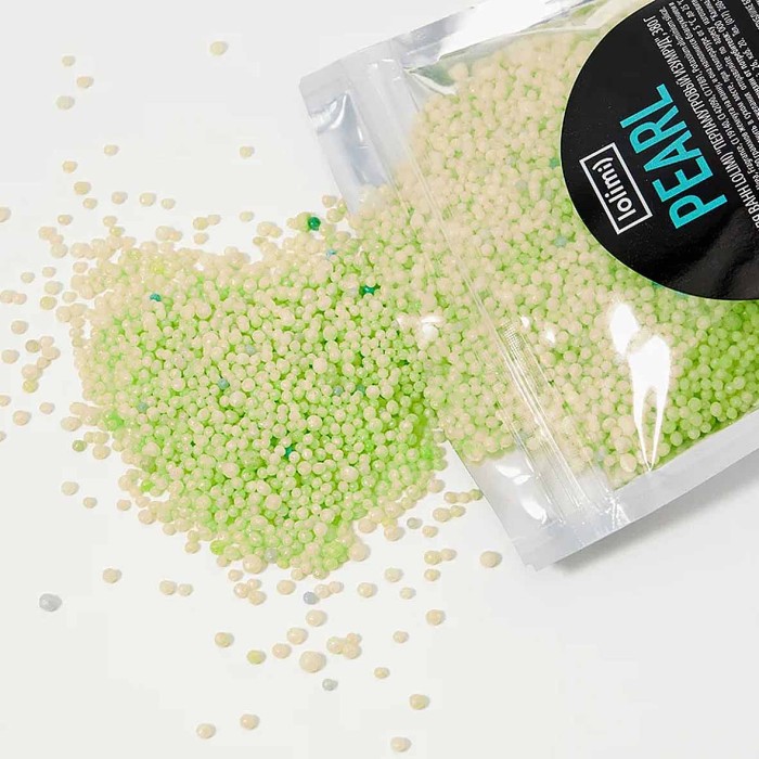 Жемчуг для ванн Lolimi) Перламутровый изумруд 380гр ф/п