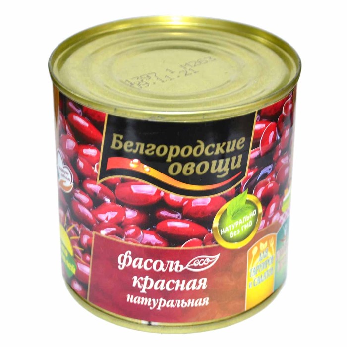 Фасоль Белгород красная натуральная 400гр ж/б