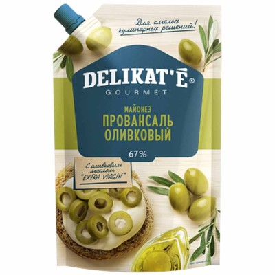 Майонез КАМАКО Delikat'e Провансаль оливковый 400мл д/п