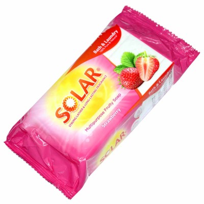 Мыло туалетное  Solar  Citron  Strawberry 220гр м/у