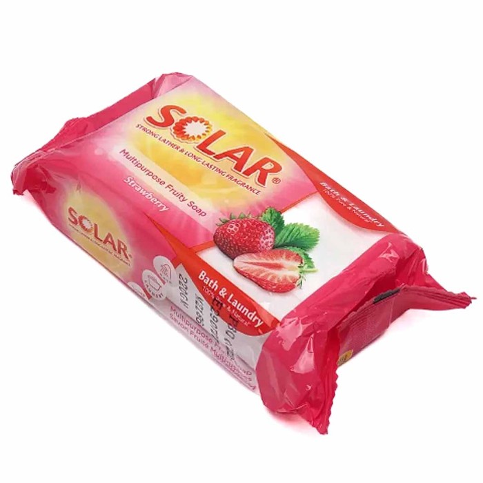 Мыло туалетное  Solar  Citron  Strawberry 220гр м/у