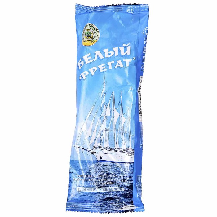 Мороженое Белый Фрегат эскимо крем-брюле 70гр м/у