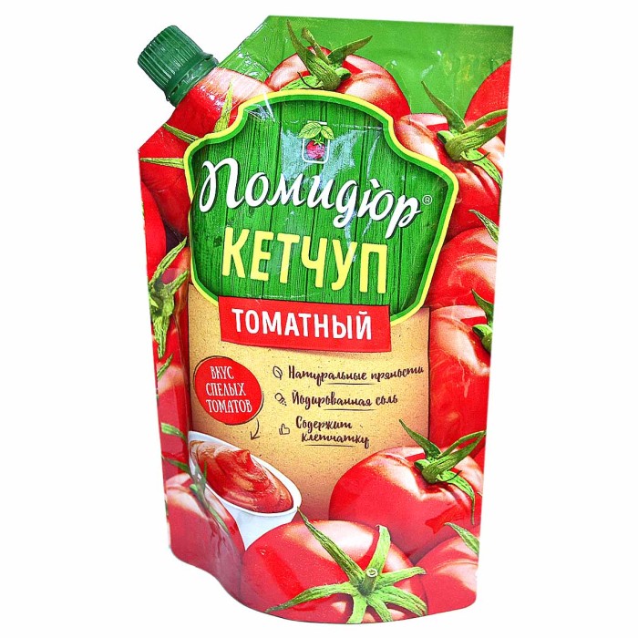 Кетчуп Помидюр Томатный 270гр д/п