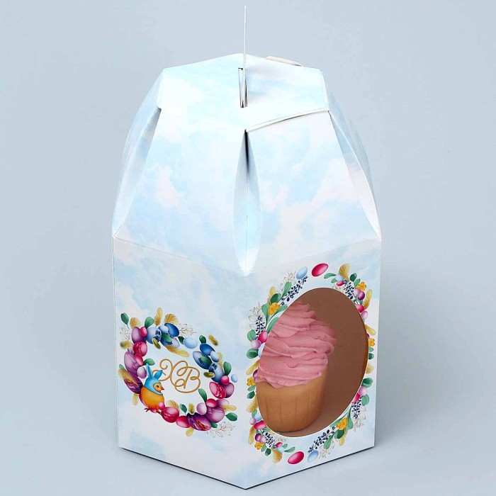 Коробка Пасха складная