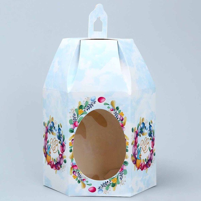 Коробка Пасха складная