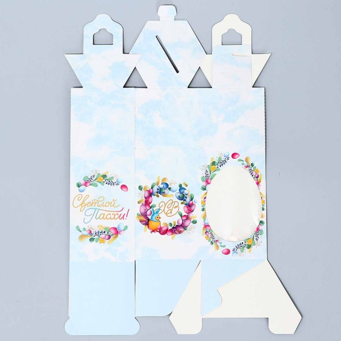 Коробка Пасха складная