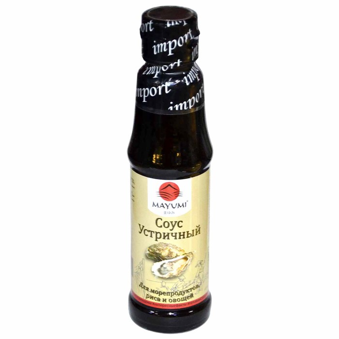 Соус Mayumi Устричный 160гр ст/б