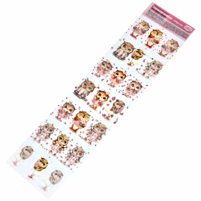 Термоэтикетка Домашняя кухня Совушки для украшения яиц 7шт арт69891