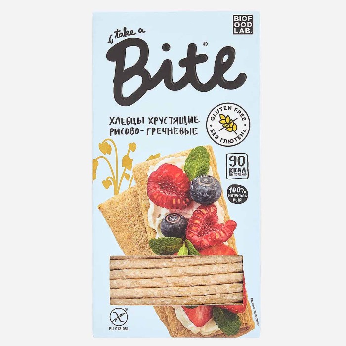 Хлебцы Take a Bite рисово-гречневые 150гр м/у