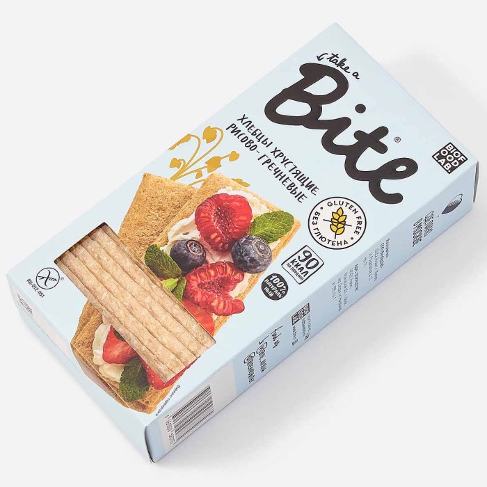 Хлебцы Take a Bite рисово-гречневые 150гр м/у