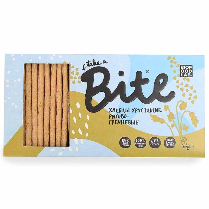 Хлебцы Take a Bite рисово-гречневые 150гр м/у