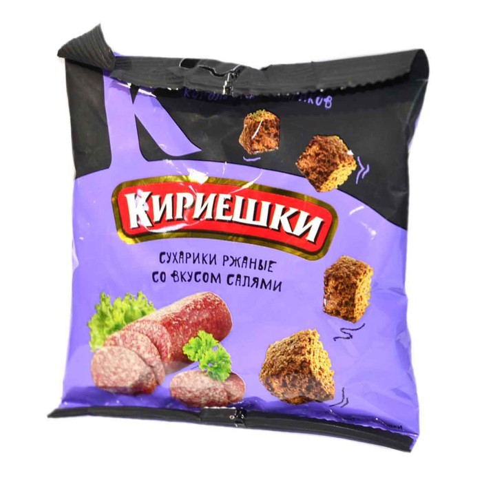 Сухарики Кириешки ржаные вкус салями 40гр м/у