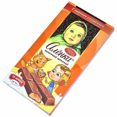 Шоколад Аленка с вареной сгущенкой 100гр стик