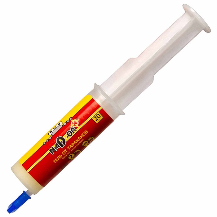 Гель Nadzor от тараканов в шприце 20гр артCHIH001N