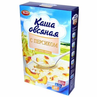 Каша овсяная Увелка с персиком 5*40гр к/у