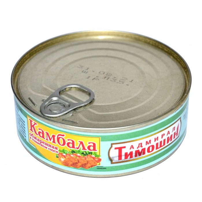 Камбала Адмирал Тимошин обжаренная т/с 240гр ж/б ключ