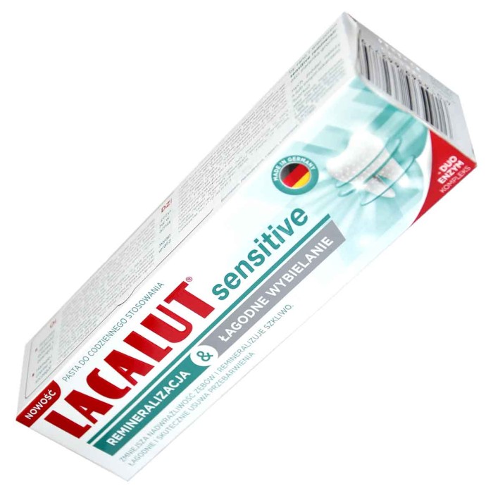 Паста зубная Lacalut Sensitive White 75мл к/у