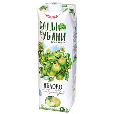 Нектар Сады Кубани яблоко 1л т/п