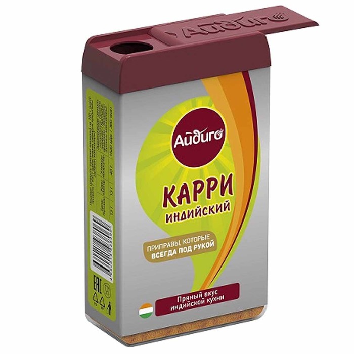 Приправа Айдиго Всегда под рукой Карри 43гр пэт