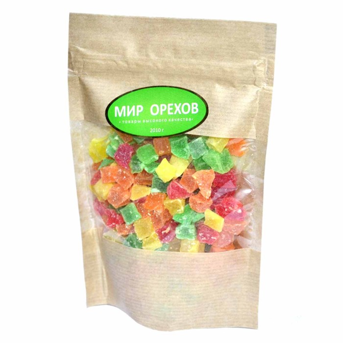 Цукаты Мир орехов ананас кубик 130гр м/у