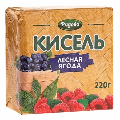 Кисель Радово Лесная ягода 220гр м/у