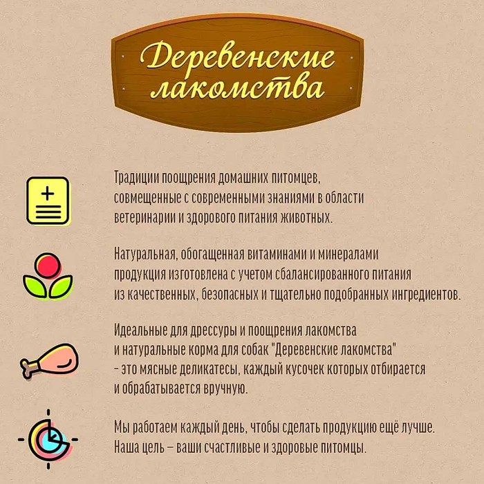 Лакомство для собак Деревенские Лакомства гребешки куриные 50гр м/у