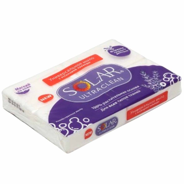 Мыло туалетное Solar Ultra comfort  лаванда 4*125гр